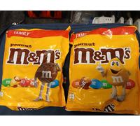 M&M'S Chocolate Bags Peanut & Milk Chocolate 2x800g BEST BEFORE 18/05/2025
