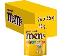 M&M's Peanut Single Chocolate, 24 x 45 g
