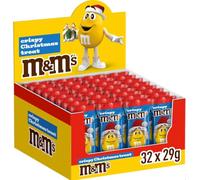 M&M's Crispy Santa Bulk Case Box 29g - 32 Pack