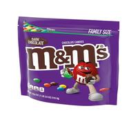 M&M's Dark Chocolate Family Size 510g - Rich, Crunchy Cocoa Treats to Share