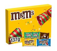 M&M'S & Friends Milk Chocolate Christmas Selection Box 137g | Milk Chocolate Christmas Eve Box Fillers, Perfect for Fun Secret Santa Gifts & Treats, Holiday Presents, Snacks Collection