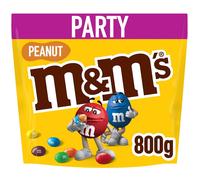 M&M's Mars Peanut Chocolate Crispy Shell Nuts Sharing Bag Pouch Party Pack 800g
