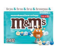 M&M'S Marshmallow Crispy White Chocolate Candies, Sharing Size, 209g