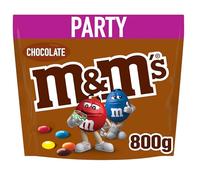 M&M's Milk Chocolate Crispy Shell Sweets Bulk Snacks Sharing Bag 800g | Smooth Milk Chocolate Bulk Bag, Ideal for Party Bags, Hosting, Bulk Sweets Bag, Movie Nights & Office Sharing