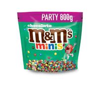 M&M'S Minis Milk Chocolate Bag, Ideal as Gift or as Chocolate Chips for Baking, Snacks and Sharing, Bulk Chocolate Party Bag, 800g