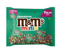 M&M'S Minis Milk Chocolate Fun Size Candy Bags 11x20g (220g) | Individually Wrapped Mini Pouches, Funsize Chocolate, Perfect for Halloween Parties & Trick or Treating, Birthday Party
