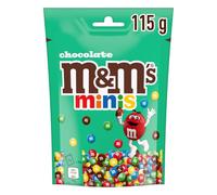 M&M'S Minis Milk Chocolate Sweets, Crispy Chocolate Treats Pouch, 115g | Miniature Milk Chocolate Sweets with Crispy Shells, Perfect for Decorating Bites, Baking Snacks, Movies, Treats & Sweets