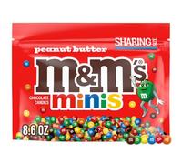 M&M'S Minis Peanut Butter Milk Chocolate Candy, Sharing Size, 8.6 Oz. Resealable Bag
