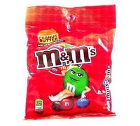 M&Ms Peanut Butter Large 144g Peg Bag x3
