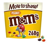M&M's Peanut Chocolate More to Share Pouch, Chocolate Gifts & Movie Night Snacks, 268 g