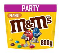 M&Ms Chocolate Bag, Peanut and Milk Chocolate, 800g Party Bag, Bulk Chocolate, Ideal as a Chocolate Gift, Chocolates Snacks and Sharing Chocolate