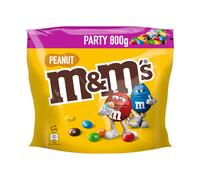 M&M's Peanut Chocolate Party Bulk Bag, Chocolate Gifts & Movie Night Snacks, 1kg