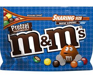 M&M's Pretzel Crunchy Salty Sweet Chocolate Candies Sharing Size 226.8g