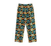 (M, Multicoloured) Heinz Mens Coffee Beans Lounge Pants