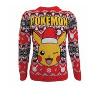 (M, Multicoloured) Pokemon Unisex Adult Pikachu Knitted Jumper