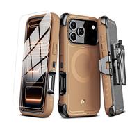 M MYBAT PRO Maverick Series Phone Case with Belt Clip Holster, w/Screen Protector,Anti-Drop,Shockproof,with 360°Rotating Kickstand,Heavy Duty Protection