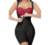 M MYODRESS Fajas Colombianas Moldeadoras Body Shaper BBL Post Surgery Postpartum Stage 2 3 High Compression Garment, Black, Small
