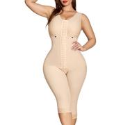 M MYODRESS Fajas Colombianas Moldeadoras Shapewear Tummy Control Body Shaper Post Surgery Compression Garment Shaping Girdles, Beige, S