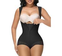 M MYODRESS Fajas Colombianas Moldeadoras Shapewear Tummy Control Full Body Shaper Post Surgery Compression Garment Shaping, Black, XXXL
