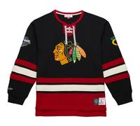 M&N Chicago Blackhawks NHL Lace-Up Heritage Hoody
