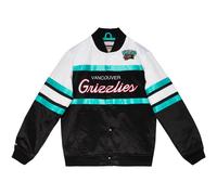 M&N Heavyweight Satin Jacket - SCRIPT Vancouver Grizzlies - M