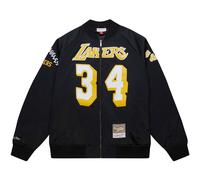 M&N Satin Bomber Jacket Los Angeles Lakers Shaquille O’Neal - L