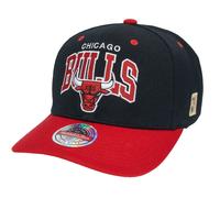 M&N Stretch Snapback Classic Red Cap - Chicago Bulls black - One Size