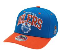 M&N Stretch Snapback Classic Red Cap - Edmonton Oilers - One Size