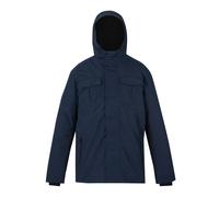 Regatta Mens Eamont Insulated Waterproof Jacket - Navy/Black - M - Navy/Black - 100% Polyester