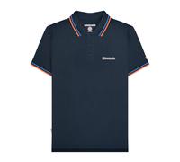 Lambretta Mens SS25 Twin Tip Polo Shirt - Navy/Blue - Navy/Blue - M