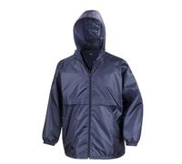(M, Navy Blue) Result Mens Core Adult Windcheater Water Repellent Windproof Jacket