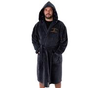 (M, Navy Blue) Yellowstone Mens Dutton Ranch Hooded Robe
