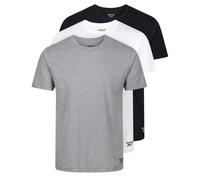 (M, Navy/Charcoal/White) Reebok Mens Santo T-Shirt (Pack of 3)
