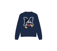 (M, Navy) Disney Unisex Adult Mickey Mouse Classic Walk Sweatshirt