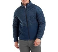 (M, Navy) Footjoy Mens ThermoSeries Insulated Windproof Water Resistant Golf Jacket