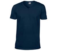 Gildan Men's Soft Style V-Neck T Shirt T - Shirt (Pack of 1)