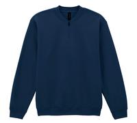 Softstyle Midweight Quarter Zip Sweatshirt Gildan Navy M