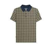 (M, Navy) Lambretta Mens AW25 Checked Polo Shirt