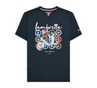 (M, Navy) Lambretta Mens Scooter Branded T-Shirt
