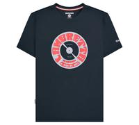 (M, Navy) Lambretta Mens Vinyl Record T-Shirt