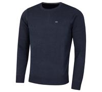 Calvin Klein Mens Crew Neck Sweater - Navy Marl - M