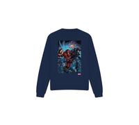 (M, Navy) Marvel Unisex Adult X-Men Destroy Juggernaut Sweatshirt