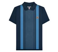 (M, Navy/Moonlit Ocean) Lambretta Mens SS25 Classic Polo Shirt