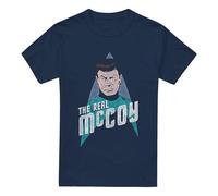 (M, Navy) Star Trek Mens The Real McCoy T-Shirt