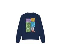 (M, Navy) Star Wars Unisex Adult Young Jedi Adventure Blocks Sweatshirt