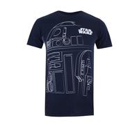 (M, Navy/White) Star Wars Mens R2-D2 T-Shirt