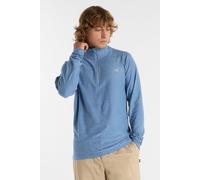 M New Balance Mens Space Dye Quarter Zip Top Mid Blue Size