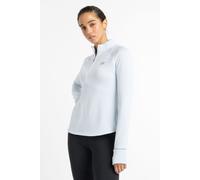 M New Balance Womens Athletics Heat Grid Half Zip Fleece Bright Blue Size