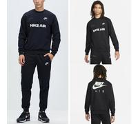 (M) Nike Air Mens Crewneck Fleece Tracksuit Sweatshirt Joggers Jogging Bottoms