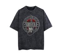 (M) Nirvana Vintage T-shirt Est. 1988 Guitar Logo Nirvana Shirt